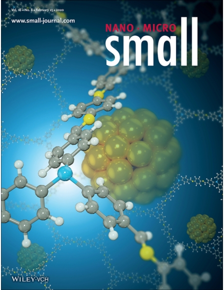 LetPub Journal Cover Art Design - Phosphine‐Based Covalent Organic Framework for the Controlled Synthesis of Broad‐Scope Ultrafine Nanoparticles